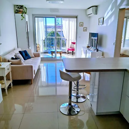 Le Patio Azur Piscine, Soleil Et Parking Gratuit Апартаменти